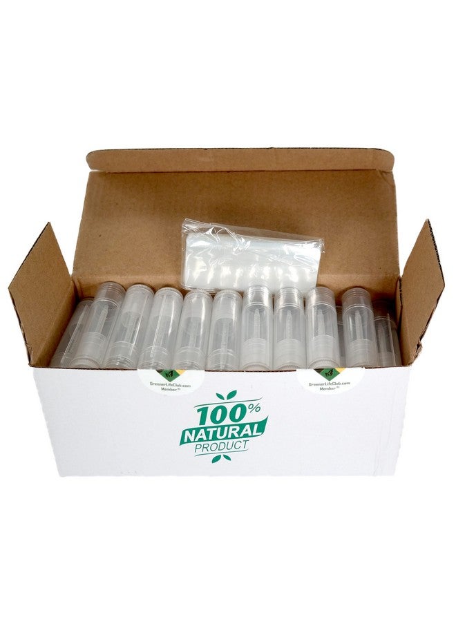 Essential Depot 50 Lip Balm Tubes50 Balm Tubes & Caps50 Seal Sleeveshdpebpa Free - Image 1