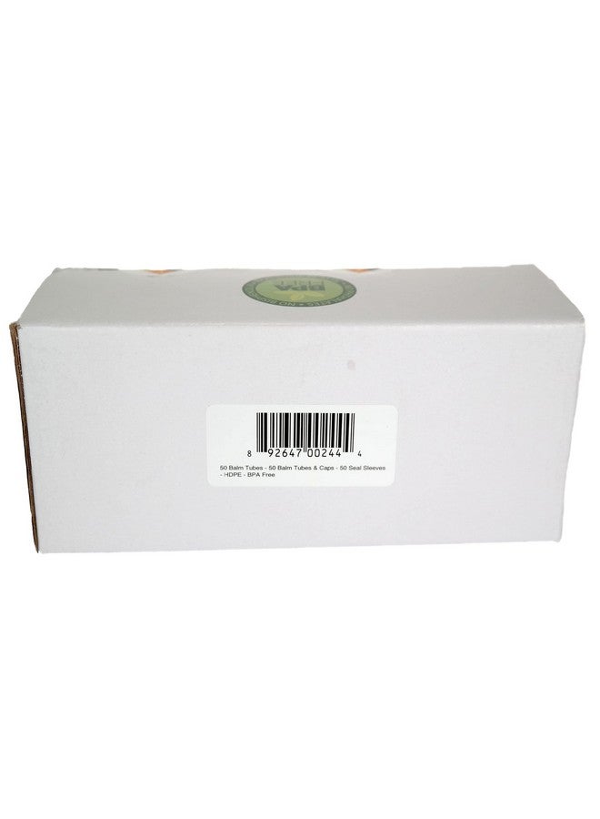 Essential Depot 50 Lip Balm Tubes50 Balm Tubes & Caps50 Seal Sleeveshdpebpa Free - Image 5