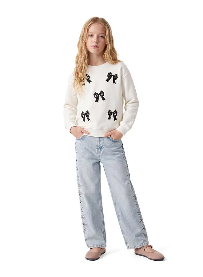 كوتون Long Sleeve Sweatshirt
