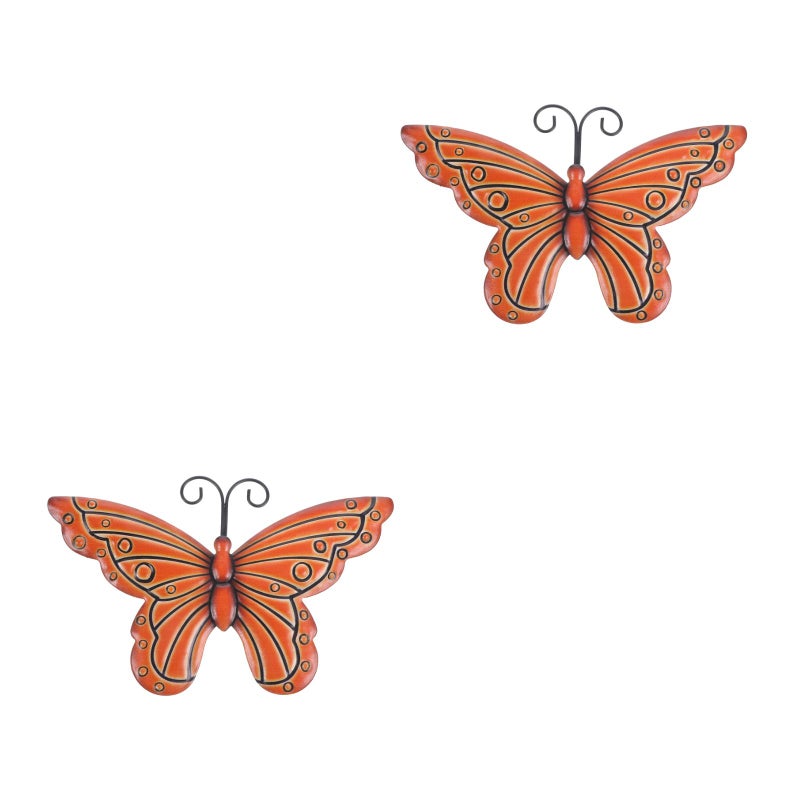 2pcs Butterflies Wall Pendant Wall Hanging Decor Home Scene Decoration - Image 1