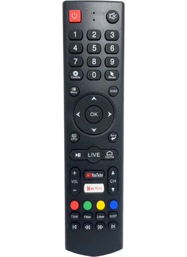 Redline RL4KTV Youtube Netflix Key LCD LED TV Remote 124091