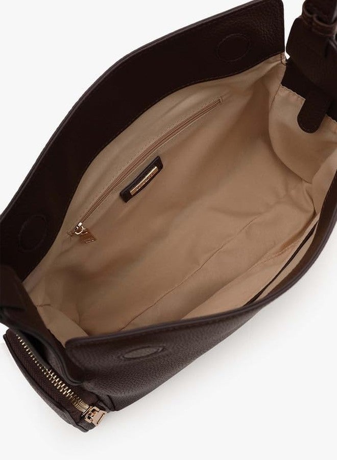 Kazo Bag Brown Shoulder Purse | Premium Faux Leather Handbag - Image 4