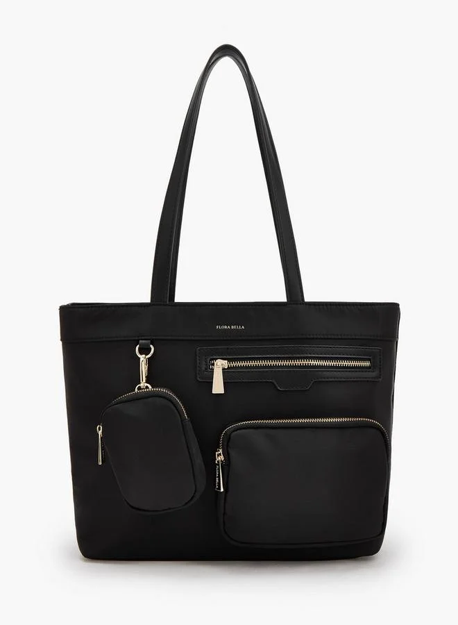 Solid Tote Bag With Double Handle