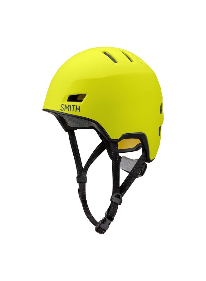 Smith Optics Express MIPS Road Cycling Helmet - Matte Neon Yellow Viz, Large - Image 1