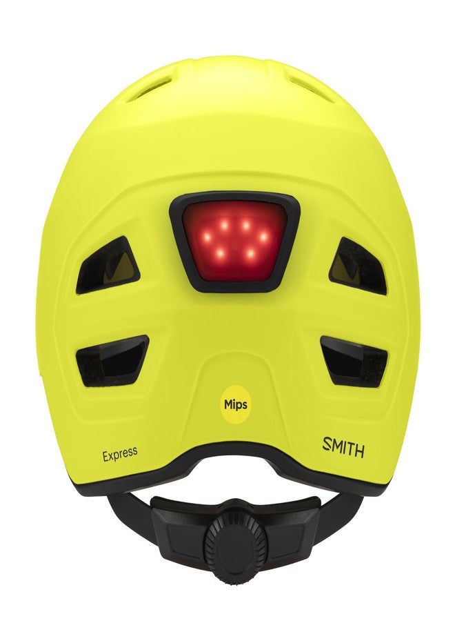 Smith Optics Express MIPS Road Cycling Helmet - Matte Neon Yellow Viz, Large - Image 2