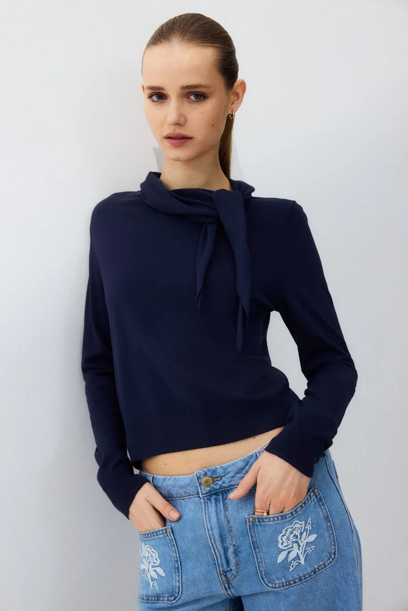 اتش اند ام كنزة بقبة بتصميم وشاح