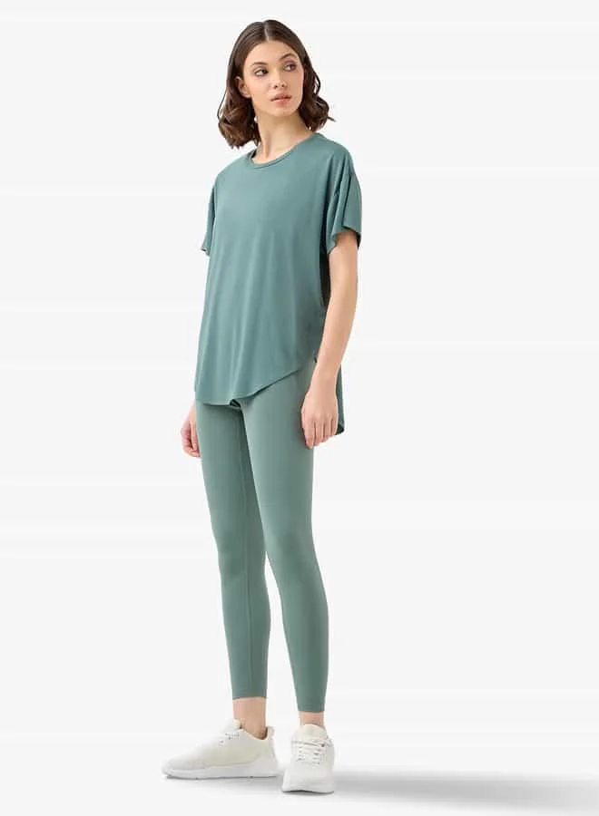 ADOT by Splash Leggings with Elasticated Waistband