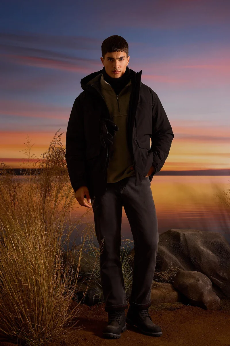 Defacto  Regular Fit Puffer Jacket for Men | Best Price UAE