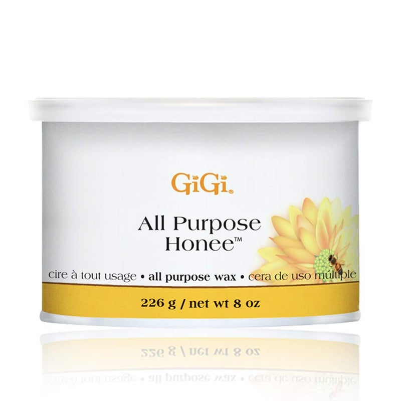 GiGi All Purpose Honee Wax - Hair Removal Wax for Face, Body & Brazilian Waxing with Beeswax Formula, 8 oz - Image 1
