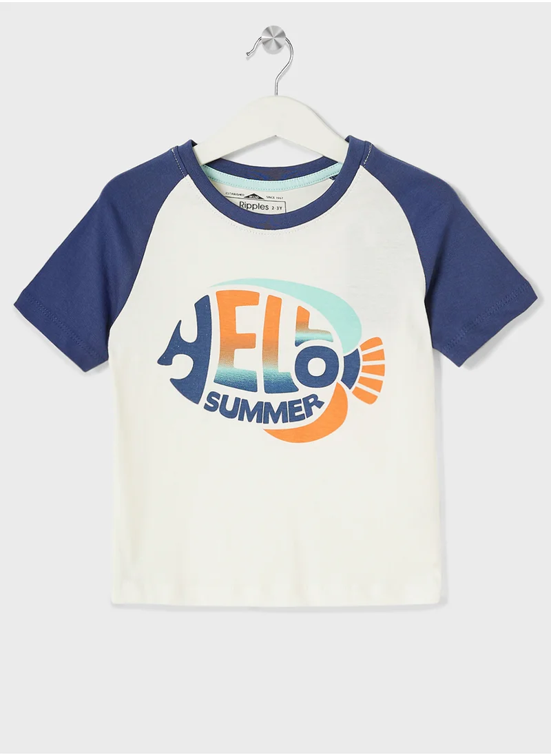 ريبلز مع نمشي BOYS HALF SLEEVE T-SHIRT