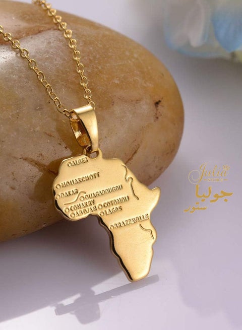 قلادة خريطة أفريقيا