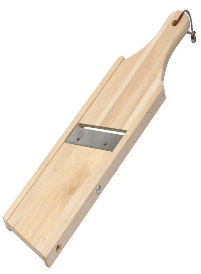 IMUSA USA Wood Plantain Slicer "Mariquitera", 13.8 x 4 x 1 inches - Image 1