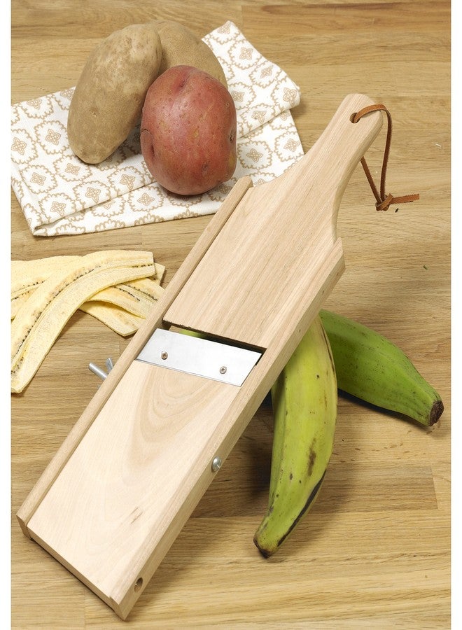 IMUSA USA Wood Plantain Slicer "Mariquitera", 13.8 x 4 x 1 inches - Image 4