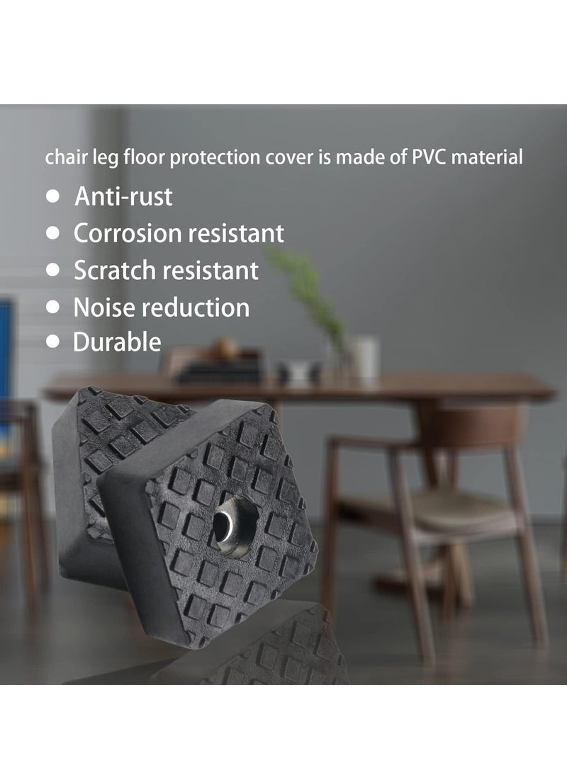 Generic 20 Pcs Heavy Duty Non,Slip Rubber Furniture Feet Pads with Screws, 30mm x 30mm Protects Furniture on Wet Floors for Chairs, Tables, Sofas, Garden Tables  - Image 5