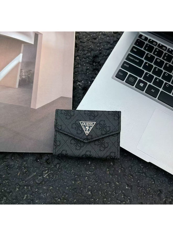 Guest functional luxury high-end leather coin purse in black - Image 1