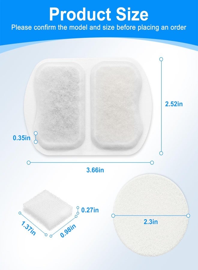 Cunina Dog Water Filter Replacement, 10 Set Dog Water Bowl Filters, Pet Water Filter Compatible with oneisall 7L/230oz/1.8G Stainless Steel Dog Water Fountain - Image 4