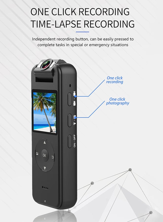 Generic Ultra HD 4K Mini Camera WiFi ,Sports Camera , with 128G Card U3,180 rotating lens, Portable Small Digital Video Recorder Police BodyCam Infrared Night Vision Miniature Camcorder  - Image 4