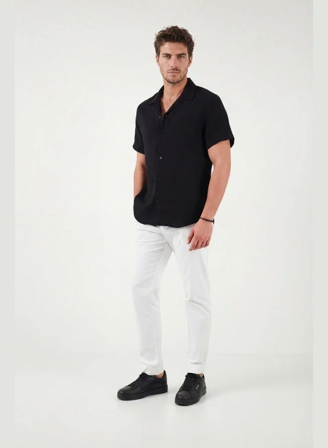 Buratti  Buratti Cotton Regular Fit Classic Collar Short Sleeve Shirt Men's SHIRT CF26S125404 for Men | Best Price UAE