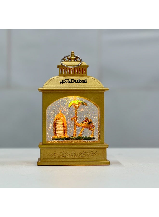 Dubai Travel Souvenir Lantern, Portable LED Light, Suitable for Indoor and Outdoor Decoration, Battery-Powered Party and Table Hanging Decoration - Image 2