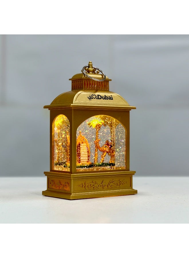 Dubai Travel Souvenir Lantern, Portable LED Light, Suitable for Indoor and Outdoor Decoration, Battery-Powered Party and Table Hanging Decoration - Image 3