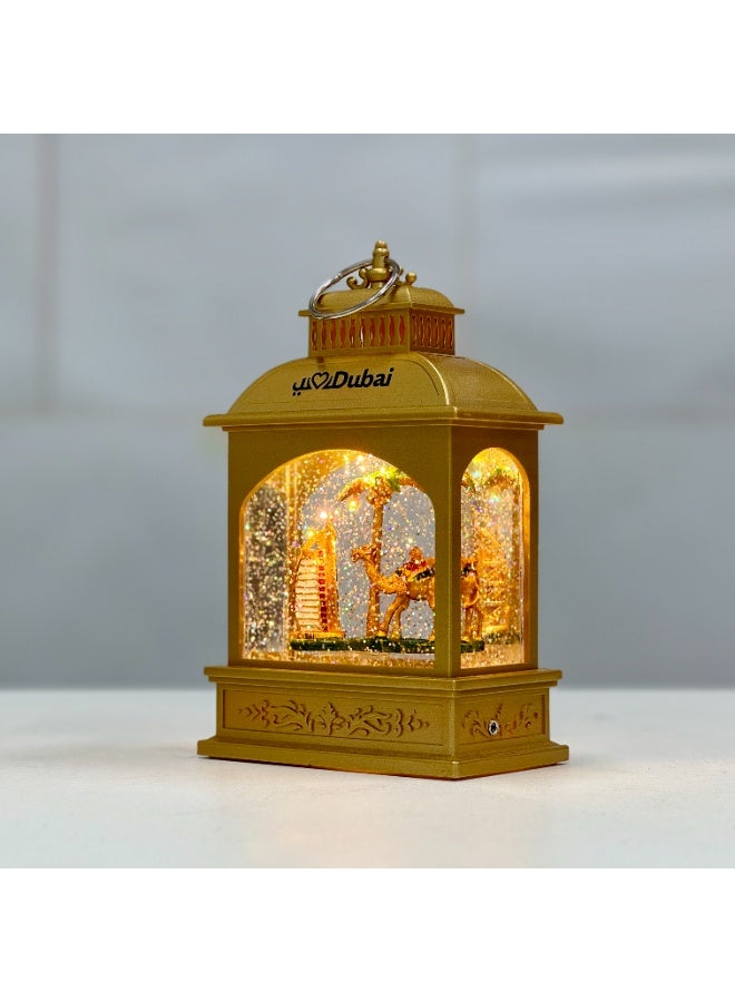 Dubai Travel Souvenir Lantern, Portable LED Light, Suitable for Indoor and Outdoor Decoration, Battery-Powered Party and Table Hanging Decoration - Image 4