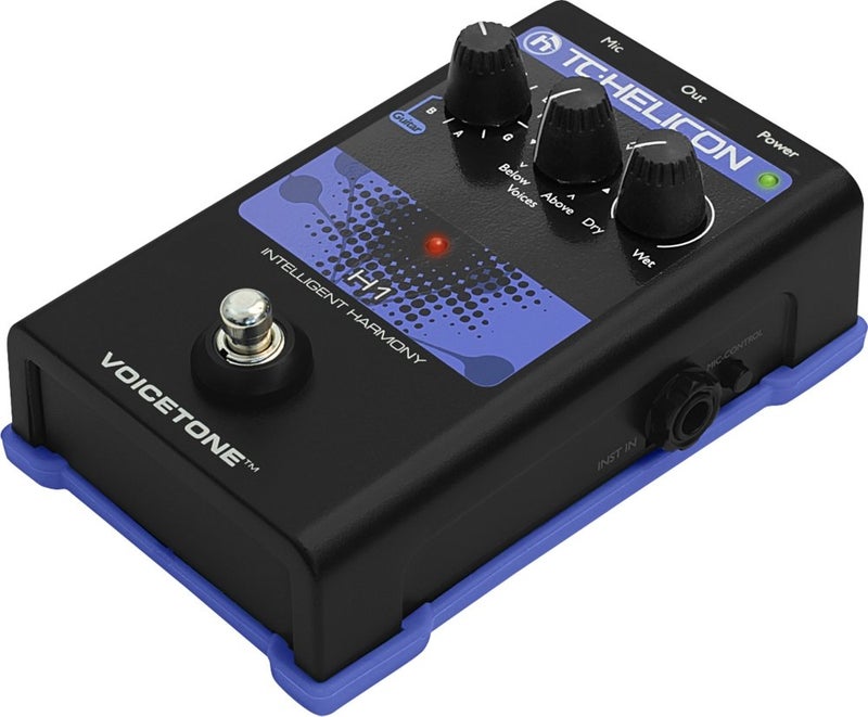 TC Helicon VOICETONE H1 Single-Button Stompbox for Realistic Guitar Controlled Vocal Harmony - Image 1