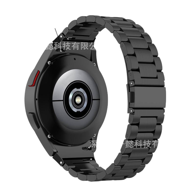 سوار ساعة ذكية سوار معدني من الستانلس ستيل متوافق باللون ذهبي قابل للتعديل مع Samsung Galaxy Watch 4 بملاءمة قابلة للتعديل وحزام بديل - Image 2