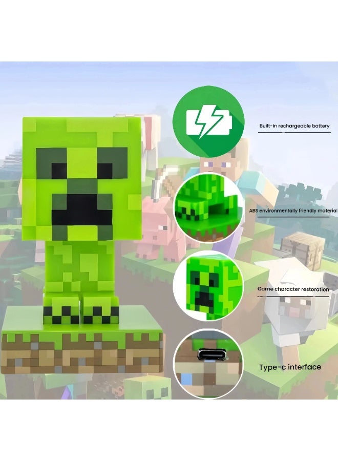 عام ماين كرافت لعبة كولي يخاف من الطابع ضوء الليل ضوء جو داخلي هدية للعائلة والأصدقاء - Image 2