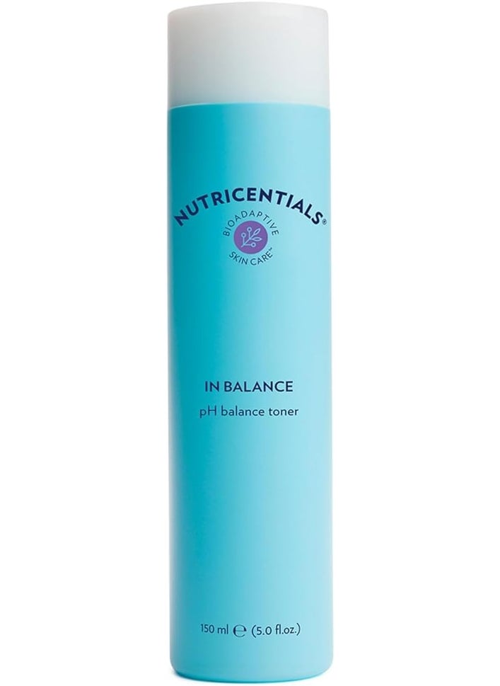 Nu Skin NuSkin Nutricentials in Balance pH Balance Toner  Toner with Bioadaptive Botanicals  Reduces Pores  Restores pH  Perfect After Removing Makeup to Help Your Skincare Routine  150ml  1 Pack 