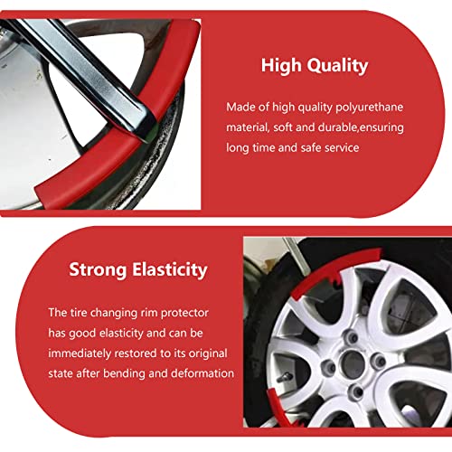 P1TOOLS P1 Tools 5-Piece Wheel Rim Protector Set, Rubber Wheel Changing Rim Edge Savers for a Motorcycle, Car or ATV - Image 4