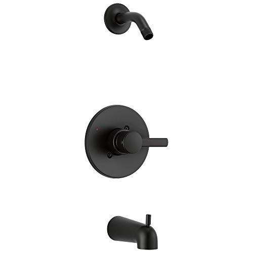Peerless PTT188792-BLLHD Precept Trim Kit Tub & Shower, Matte Black - Image 1