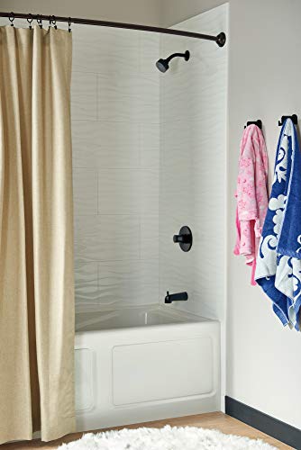 Peerless PTT188792-BLLHD Precept Trim Kit Tub & Shower, Matte Black - Image 3
