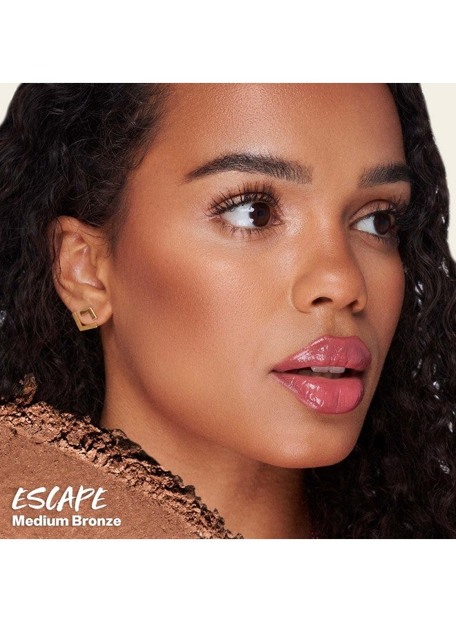 كوساس بودرة برونزية مخبوزة متوهجة من كوساس صن شو - بودرة تحديد لعظام الخد والأنف وخط الفك - غنية بأحماض دهنية مركزة - خالية من التلك، نباتية ومضادة للحساسية - إسكيب - Image 2