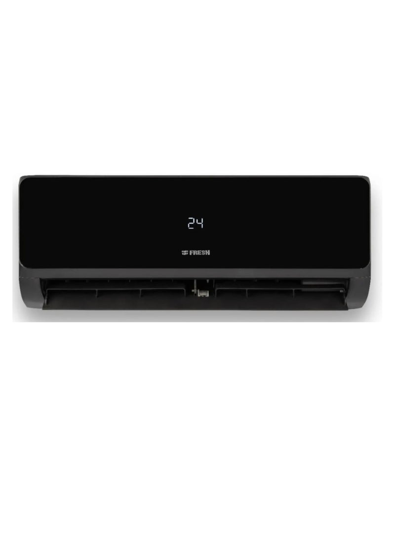 Fresh Fresh Inverter Hi-Wall Split Air Conditioner 1.5 HP Cooling and Heating, Black  - Image 1
