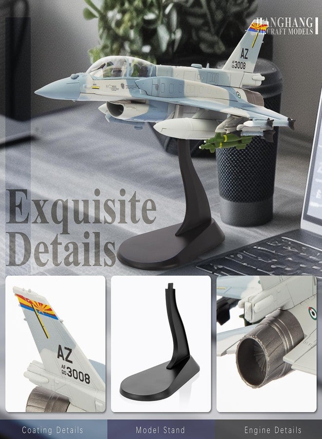 HANGHANG 1/72 Military Model Plane F16F UAE Alloy Fighter Plane Model Airplane for Collection and Gift - Image 4