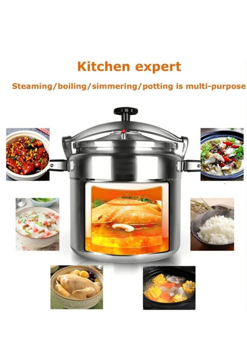 Microplus 3L Aluminium Pressure Cooker  PS-624, Pressure Pot, Arabic Cooker, Silver, - Image 3