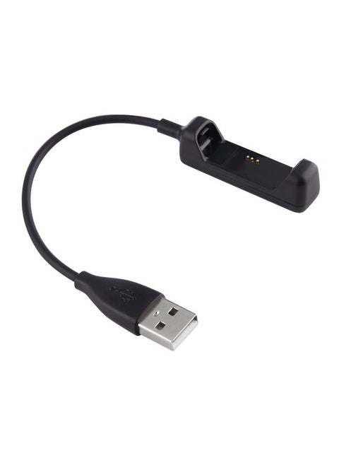 For Fitbit Flex 2 Replacement USB Charger Cable Charging Cord Line Tracker Wristband with Reset Function, Cable Length: about 17cm(Black)