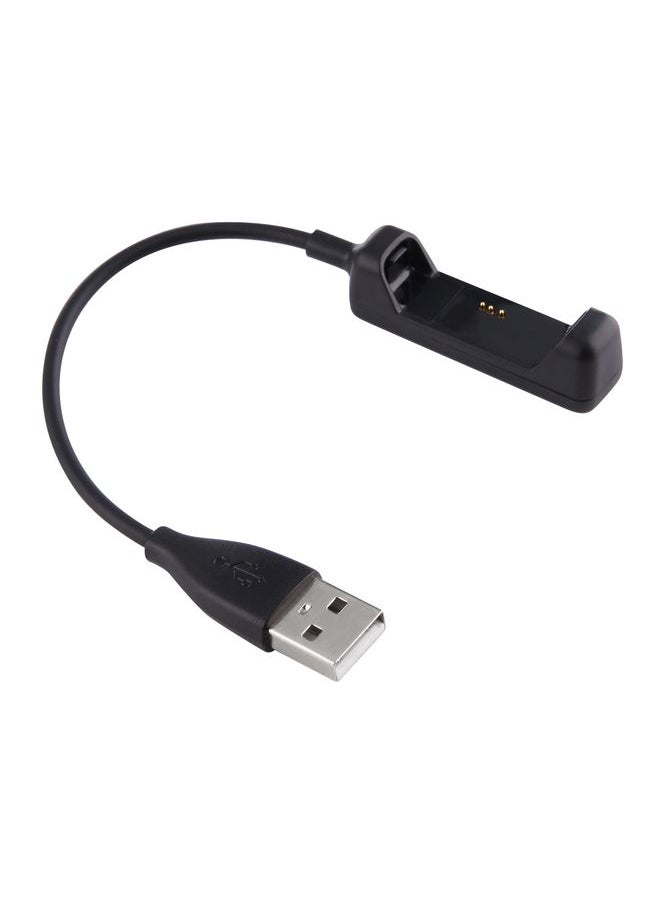 HuHa - For Fitbit Flex 2 Replacement USB Charger Cable Charging Cord Line Tracker Wristband with Reset Function, Cable Length: about 17cm(Black) - Image 1