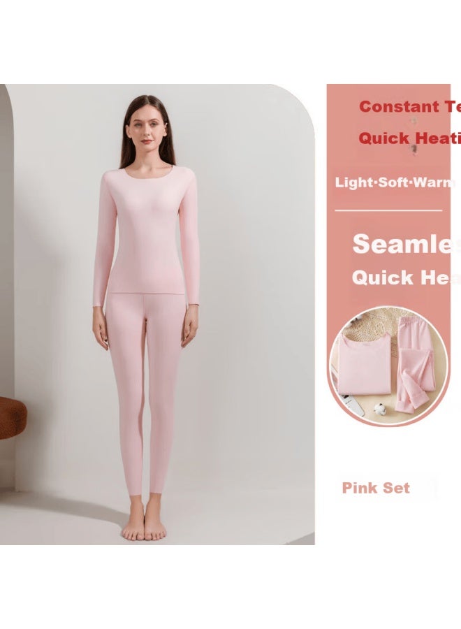 Fentengcare Autumn Winter Thermal Velvet Warm Set Uni Soft Heat Retaining Double-sided Brushed Warmth Skin-friendly Insulated High Elasticity Hj - Image 1