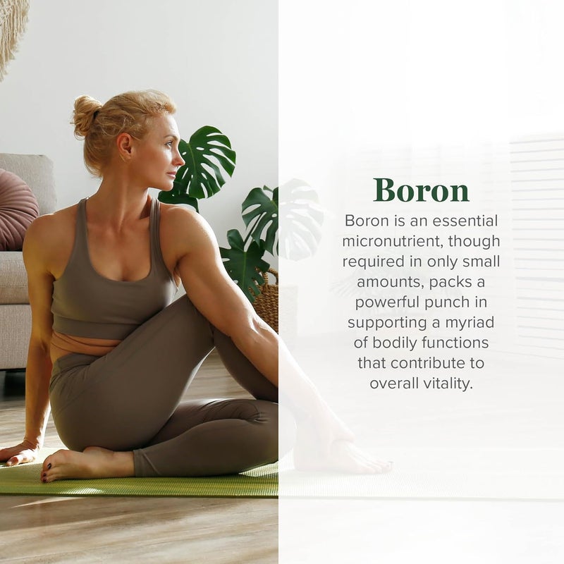 Global Healing Center  Boron Supplement for Men and Women  More Bioavailable Than Liposomal for Bone Health Metabolism and Enhanced Magnesium Absorption 5 mg 2 Oz - Image 2