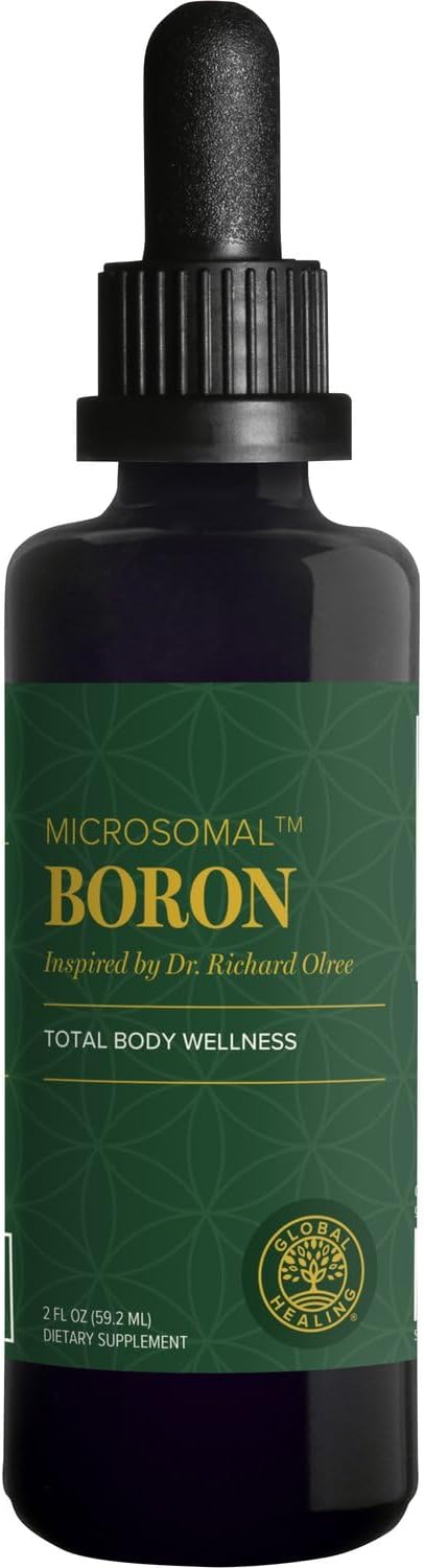 Global Healing Center  Boron Supplement for Men and Women  More Bioavailable Than Liposomal for Bone Health Metabolism and Enhanced Magnesium Absorption 5 mg 2 Oz - Image 1