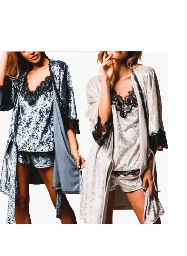 PJ - Velvet Pj-Set - Image 1