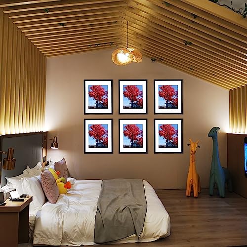Medog Studio Gallery 12x16 Picture Frame, Display Pictures 11x14 or 12x16, Arc Ultra Edge Poster Frames,Wood - Image 5