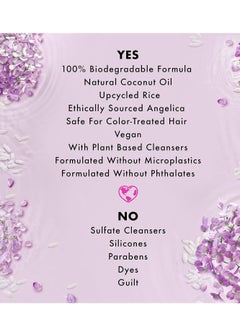 love beauty and planet Love Beauty and Planet Shampoo Milk Moisture and Bounce for Waves and Curls Rice Oil and Angelica Essence 100 percent Biodegradable Shampoo 32 oz  - Image 5