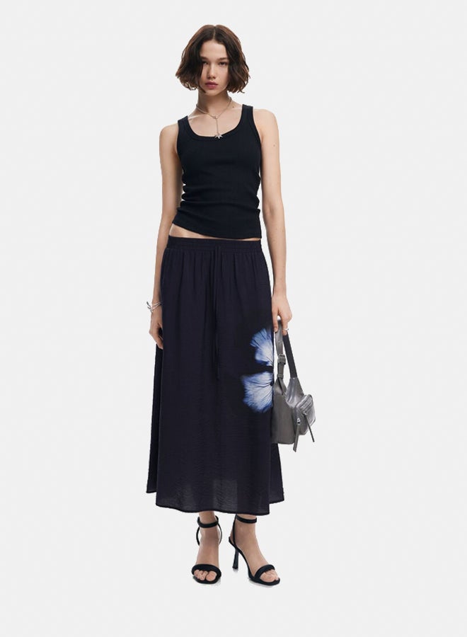 DESIGUAL Long Floral Skirt  - Image 2