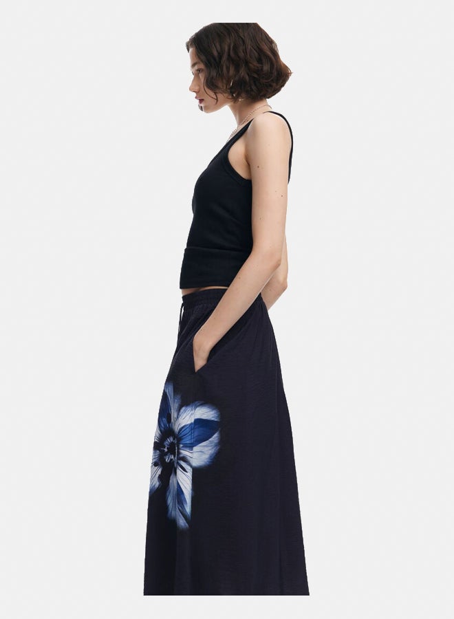 DESIGUAL Long Floral Skirt  - Image 4