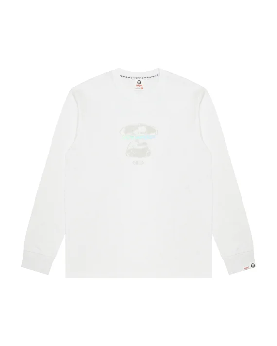 AAPE AAPEUNVS moonface long sleeve tee