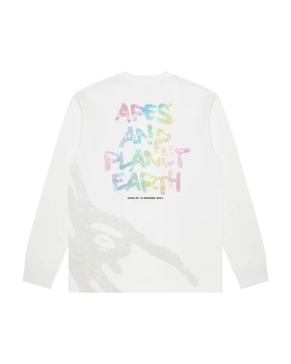AAPE AAPEUNVS moonface long sleeve tee