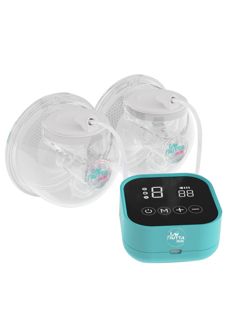 La Frutta Lafrutta Double Chargable Wearable Breast Pump 210Ml*2+Free Milk Bags 