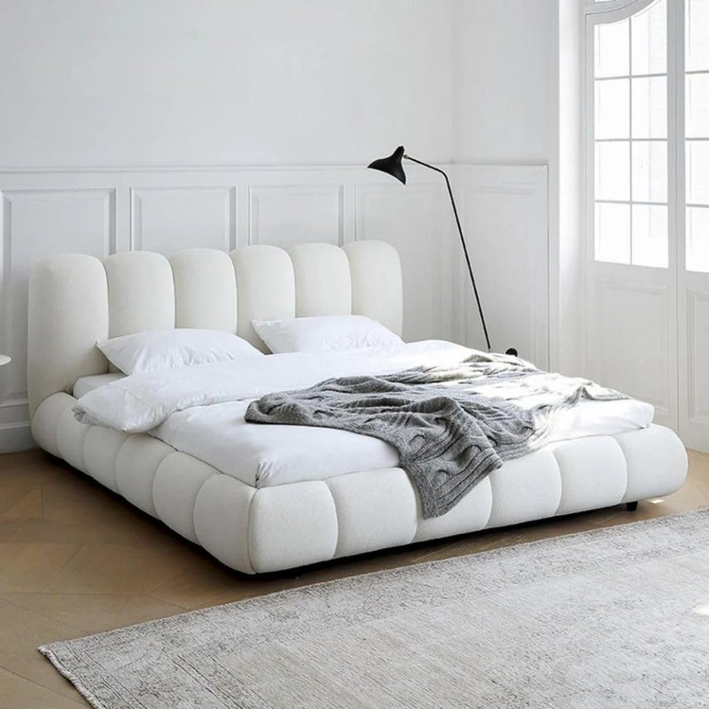 Comfynest Modern Velvet Upholstered Platform Bed Frame - Image 3